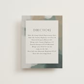 "Verdant" - Direction Cards in Moss by Nicoletta Savod - Front