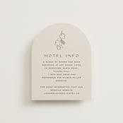 "Wine Label" - Direction Cards in Stone by Owl and Toad - Front