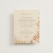 "Falling Foliage" - Direction Cards in Stone by Robert and Stella - Front