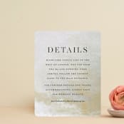 "Roman Landscape" - Direction Cards in Moss by Olivia Kanaley Inman - Front