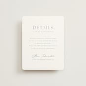 "Modern Air" - Direction Cards in Dusty Blue by Stacey Meacham - Front
