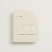 "Simply" - Direction Cards in Linen by Brianne Larsen - Front
