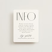 "Bold Union" - Direction Cards in Cloud by Everett Paper Goods - Front