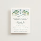 "Going to the Chapel" - Direction Cards in Meadow by Paper Sun Studio - Front