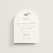 "Sprigs of Joy" - Direction Cards in Pearl by Leah Bisch - Front