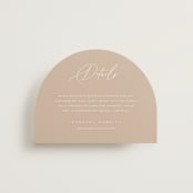 "Ophelia" - Direction Cards in Dusty Rose by Kelly Schmidt - Front