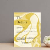 "Brooklynite" - Direction Cards in Bisque by Annie Clark - Front