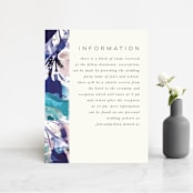 "Blissful Blooms" - Direction Cards in Celestial by Grace Kreinbrink - Front
