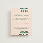 "Bold Type" - Direction Cards in Parrot by Owl and Toad - Front