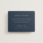 "Georgetown" - Direction Cards in Oxford by Stacey Meacham - Front