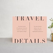 "Magazine Serif" - Direction Cards in Sand Dunes by Elly - Front