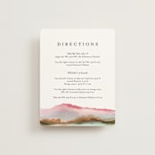 "Sedona" - Direction Cards in Desert Sands by Itsy Belle Studio - Front