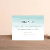 "Old Post Road" - Direction Cards in Sea Salt by Jennifer Wick - Front