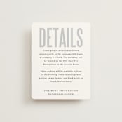 "Monumental" - Direction Cards in Cotton by Jessie Steury - Front