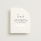 "When I Fall In Love" - Direction Cards in Snow Bright by Design Lotus - Front