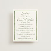 "Tropical Dreams" - Direction Cards in Jungle by Petra Kern - Front