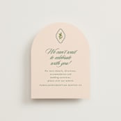 "Scripted" - Direction Cards in Emerald by Creo Study - Front