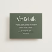 "Highlights" - Direction Cards in Forest by Jackie Crawford - Front