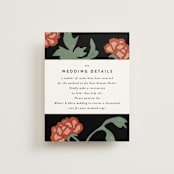 "Kota" - Direction Cards in Onyx by Nazia Hyder - Front