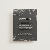 "marbled agate" - Direction Cards in Iron by Kimberley Henze - Front