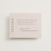 "Coco" - Direction Cards in Linen by Carly Reed Walker - Front