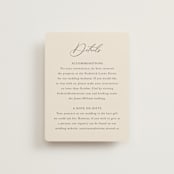 "Love Story" - Direction Cards in Mocha by Jennifer Postorino - Front