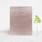 "plain paint" - Direction Cards in Taupe by Phrosné Barwood - Front
