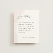 "Softly Layered" - Direction Cards in Blush by Everett Paper Goods - Front