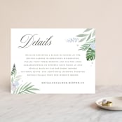 "Botanical Seal" - Direction Cards in Pastel by Kristen Smith - Front