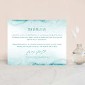 "New Wave" - Direction Cards in Marine by Kaydi Bishop - Front