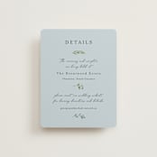 "Hydrangea Vine" - Direction Cards in Coastal by Susan Moyal - Front
