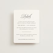 "Grand Scale" - Direction Cards in Caviar by Olivia Raufman - Front