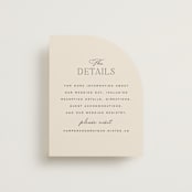 "Tendu" - Direction Cards in Creme by Carly Reed Walker - Front