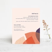 "tissue texture" - Direction Cards in Papaya by Carrie Moradi - Front