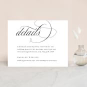 "Scripted Union" - Direction Cards in Pearl by Kelly Schmidt - Front