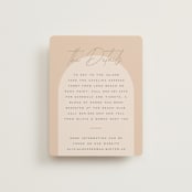 "Sunset Beach" - Direction Cards in Sand by Owl and Toad - Front