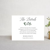 "Floral Wreath" - Direction Cards in Fresh by Kelly Schmidt - Front