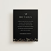 "Garden Moonlight" - Direction Cards in Ink by Katherine Moynagh - Front