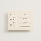 "The Manor" - Direction Cards in Buff by Pixel and Hank - Front