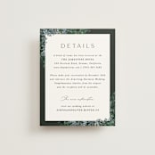 "Juniper" - Direction Cards in Emerald by Kate Ahn - Front