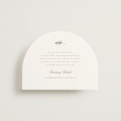 "Soft Sprigs" - Direction Cards in Champagne by Jennifer Postorino - Front