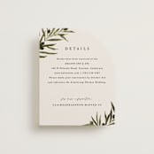 "Tuscan Hill" - Direction Cards in Creme by Kate Ahn - Front