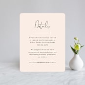 "Just the Two of Us" - Direction Cards in Blush by Jennifer Wick - Front