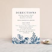 "Southern Comfort" - Direction Cards in French Blue by Chris Griffith - Front