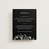 "Enchanted fields" - Direction Cards in Noir by Jennifer Wick - Front