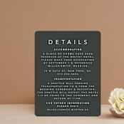 "Midtown" - Direction Cards in Stone by Hudson meet Rose - Front