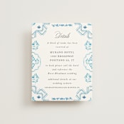 "Almafi" - Direction Cards in Cerulean by Itsy Belle Studio - Front