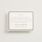 "Stripe Bevel" - Direction Cards in Salt by Amy Kross - Front