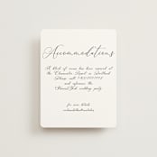 "Poem" - Direction Cards in Snow by Maja Cunningham - Front