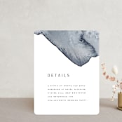 "Blueridge" - Direction Cards in Ocean by Leah Bisch - Front